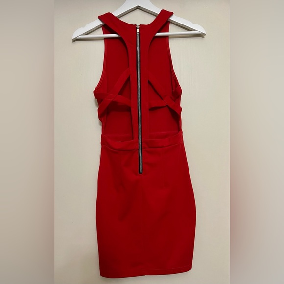 Red Midi Dress - Picture 2 of 2